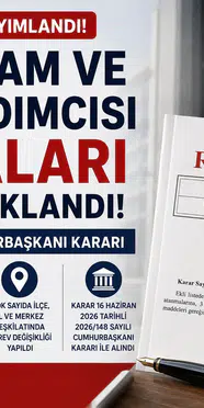 Kaymakam ve Vali Yardımcısı Atamaları Resmi Gazete'de Yayımlandı!