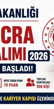 Adalet Bakanlığı 900 İcra Katibi Alımı Başladı! Başvuru Şartları, KPSS Puanı