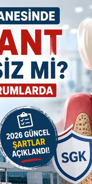 Devlet Hastanesinde İmplant Ücretsiz mi? 2026'da SGK Hangi Durumlarda Diş İmplantı Ücretini Karşılıyor?