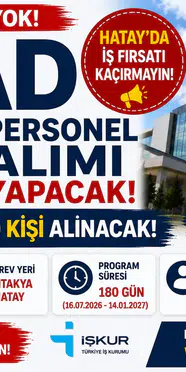 AFAD Hatay'da KPSS Şartsız 700 Personel Alımı Yapacak! Başvurular Başladı