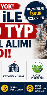 AFAD, Kaymakamlık ve İl Özel İdaresine 3.600 TYP Personel Alımı Başladı! KPSS Şartı Yok