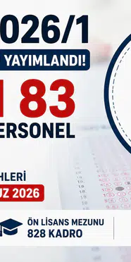 KPSS Tercihleri Başlıyor! Kamuya 2 Bin 83 Memur ve Personel Alımı Yapılacak !