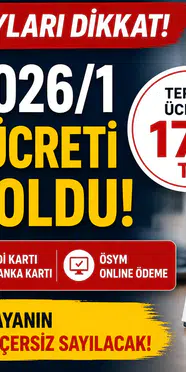 KPSS 2026/1 Tercih Ücreti Belli Oldu! Ödeme Yapmayanın Tercihi Geçersiz Sayılacak