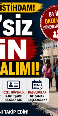 Okullara KPSS’siz 30 Bin Personel Alımı Gündemde! Kimler Başvurabilecek?
