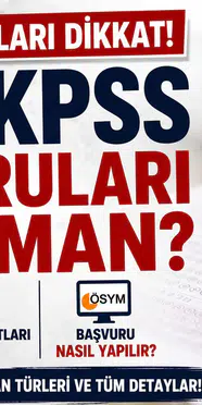 2027 KPSS Başvuruları Ne Zaman? Sınav Tarihi ve Başvuru Şartları