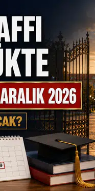 Öğrenci Affı Yürürlüğe Girdi: Son Başvuru 9 Aralık 2026