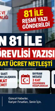 GSB’den Güvenlik Görevlileri İçin 81 İle Resmi Yazı 12/36 Vardiya ve Fazla Mesai Hesabı Netleşti
