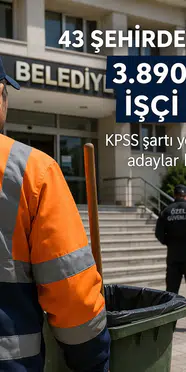 İŞKUR Belediye Personel Alımı 2026 43 Şehirde 3890 İşçi Alımı Başladı!