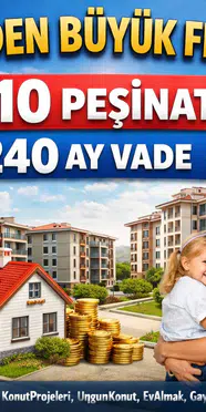 TOKİ’den Yeni Konut Hamlesi Projesi %10 Peşinat ve 240 Ay Vade Şartları