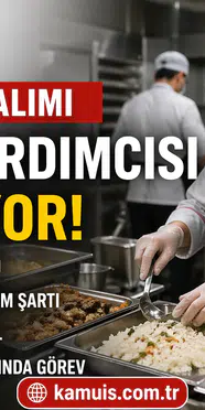 Kızılay Personel Alımı Aşçı Yardımcısı Alımı İlanı En Az Lise Mezunu