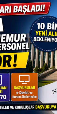 Beklenen Nisan Ayı Kamuya 4 Bin 320 Memur ve Personel Alımı Şartları