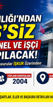 Aile Bakanlığı’ndan KPSS’siz 2004 Kamu Personel Alımı!