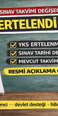YKS 2026 Sınavı Ne Zaman Ertelendi mi? Sınav Tarihi Değişecek mi? İ