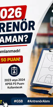 GSB 950 Antrenör Alımı 2026  İlan Ne Zaman Şartlar Nelerdir