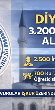 Diyanet 2500 İmam 700 Müezzin Personel Alımı Şartları Ve Detaylar