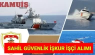 Sahil Güvenlik, 17 İşçi Alacak! İŞKUR Başvurular 26-30 Mayıs 2025