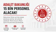 Adalet Bakanlığı 15 Bin Personel Alımı Tek Seferde Yapılacak! İşte Son Dakika Detayları