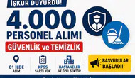 İŞKUR’dan Hastaneler ve Özel Sektöre 4.000 Güvenlik ve Temizlik Personeli Alımı