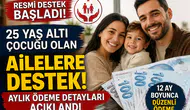 25 Yaş Altı Çocuğu Olan Ailelere Yeni Destek! Aylık Ödeme