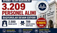 Diyanet 3.209 Personel Alımı Sürüyor Başvurular 4 Mayıs’ta Bitiyor