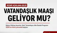 Vatandaşlık Maaşı Geliyor mu? 2026’da Yeni Destek Modeli