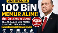 2026 KPSS ile 100 Bin Memur Alımı Geliyor! Lise, Ön Lisans ve Lisans Mezunlarına