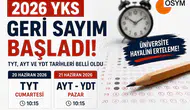 2026 YKS Geri Sayımı Başladı! TYT, AYT ve YDT Sınav Tarihleri Belli Oldu mu?