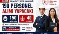 GSB 190 Sözleşmeli Personel Alımı Başlıyor! 150 Mühendis ve 40 Avukat