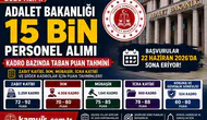 Adalet Bakanlığı 15 Bin Personel Alımında Taban Puanlar Ne Olabilir?