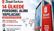 Ziraat Bankası 14 Ülkede Personel Alımı Yapacak! Başvurular Başladı, İşte Şartlar