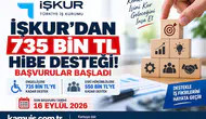 İŞKUR’dan 735 Bin TL’ye Kadar Hibe Desteği Başvurular 16 Eylül’de Sona Eriyor