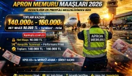 Apron Memuru Personel Alımı ve Maaşları 160 Bin TL Kazanç! Şartlar, KPSS ve Tüm Detaylar