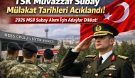 TSK Muvazzaf Subay Adayı Mülakat Ne Zaman? Tarihleri Açıklandı mı.!!