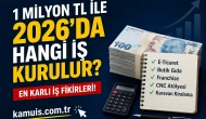 1 Milyon TL ile Yapılacak İş Fikirleri 2026 Yüksek Kazanç Sağlayan Sektörler
