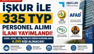 İş-Kur TYP Personel Alımı 2026 OGM, AFAD, DSİ VE KGM Personel Alımları