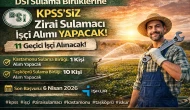 DSİ Sulama Birliklerine KPSS Şartsız İşçi Alımı Başvurular Başladı