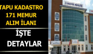Tapu ve Kadastro 171 Memur Alımı İlanı Şartları ve Başvurusu 2023