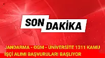 Jandarma, OGM ve Üniversiteler İşçi Alımları Başladı!"