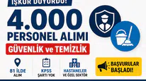 İŞKUR’dan Hastaneler ve Özel Sektöre 4.000 Güvenlik ve Temizlik Personeli Alımı