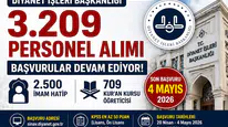 Diyanet 3.209 Personel Alımı Sürüyor Başvurular 4 Mayıs’ta Bitiyor