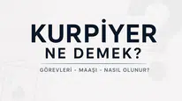 Kurpiyer Ne Demek? Kurpiyer Nasıl Olunur, Maaşı Ne Kadar?