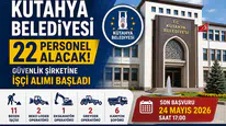 Kütahya Belediyesi 22 İşçi Alımı Yapacak! KPSS Şartı Yok