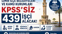 İzmir Belediyeleri ve Kamu Kurumlarından KPSS’siz 439 İşçi Alımı! Başvurular Başladı İ