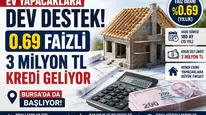 Ev Yapacaklara 0.69 Faizli Dev Konut Kredisi Desteği! 3 Milyon TL’ye Kadar