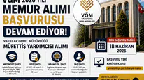 VGM Müfettiş Yardımcısı Personel Alımı İçin Başvurular Devam Ediyor