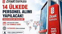 Ziraat Bankası 14 Ülkede Personel Alımı Yapacak! Başvurular Başladı, İşte Şartlar