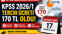 KPSS 2026/1 Tercih Ücreti Belli Oldu! Ödeme Yapmayanın Tercihi Geçersiz Sayılacak
