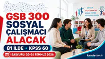 GSB’den 81 İlde Büyük Alım 300 Sosyal Çalışmacı İçin Başvurular Başlıyor!
