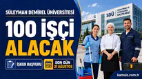 SDÜ 100 Geçici İşçi Alacak Başvurular İŞKUR’da Başladı