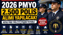 Lise Mezunlarına 2.500 Polis Alımı Gündemde! KPSS Yok, YKS-TYT ile PMYO Başvurusu